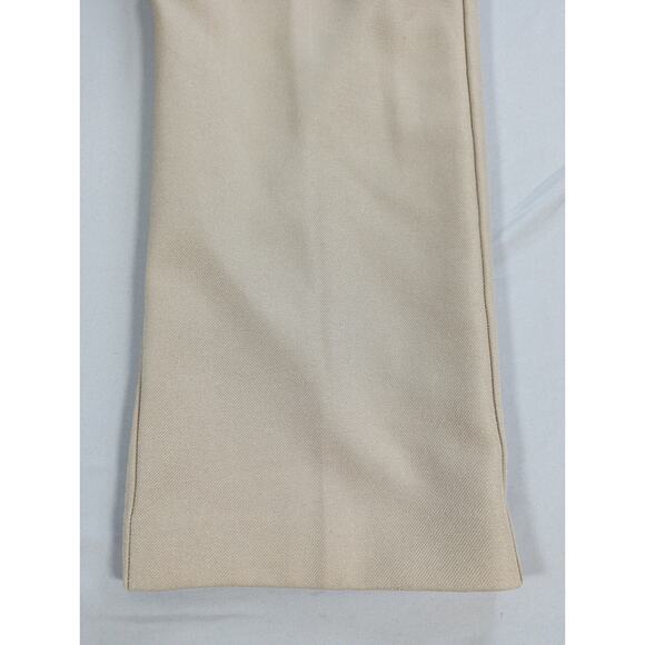 Alfred Dunner Pull On Pants 10P Petite Beige Straight Leg Dress Polyester - Picture 3 of 11